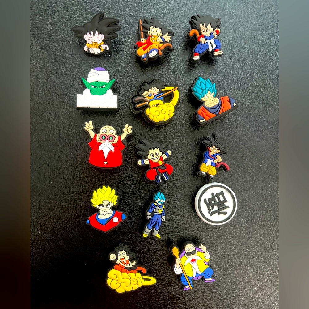 Dragonball Z croc charms set #2